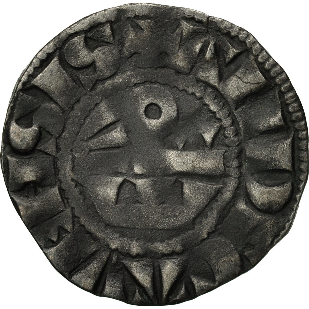 Frankreich, Anjou, Charles I, Denarius, Angers, S+, Silber, Boudeau:156