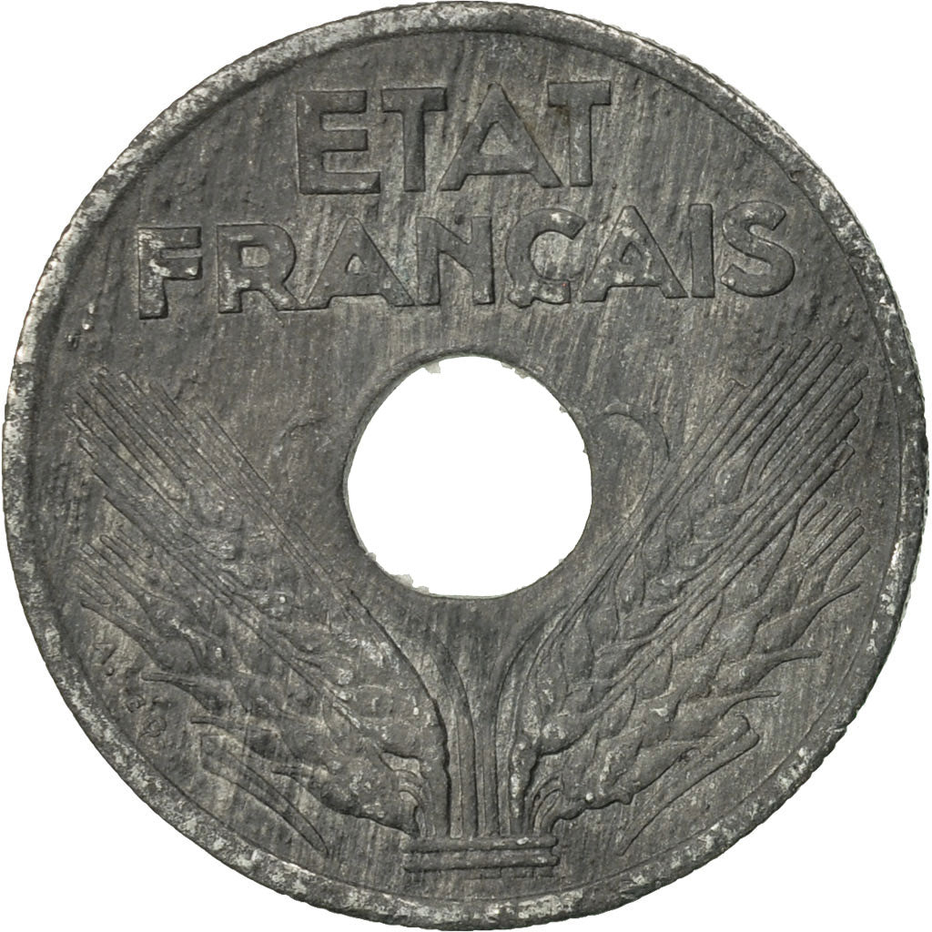 Coin, France, État français, 10 Centimes, 1943, Paris, EF(40-45), Zinc