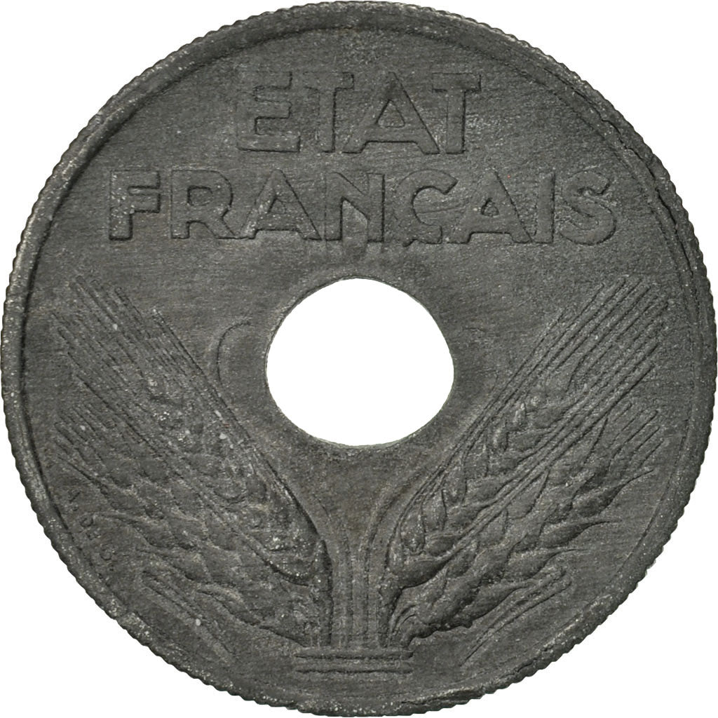 Moneta, Francia, État français, 10 Centimes, 1941, Paris, BB+, Zinco