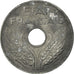 Moneta, Francja, État français, 20 Centimes, 1943, Paris, AU(50-53), Cynk