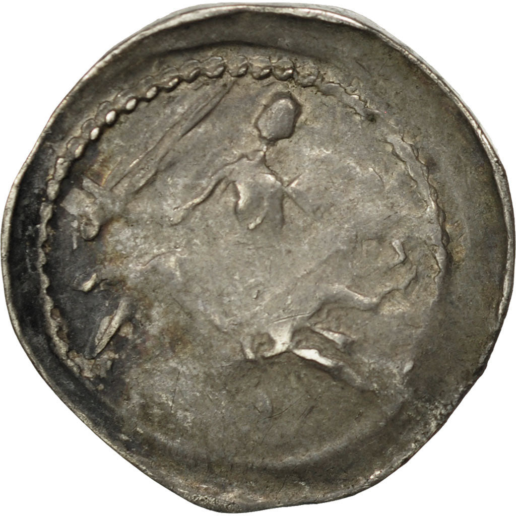 Moneta, Francia, LORRAINE, Denarius, Neufchâteau, MB, Argento, Boudeau:1450