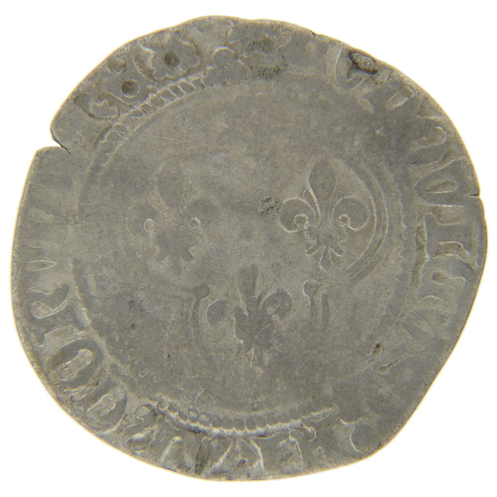 FRANCE, Douzain or Blanc au Solein, VF(20-25), Silver, Ciani #759, 2.60
