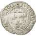 Münze, Frankreich, Charles VI, Blanc Guénar, Tournai, S, Billon, Duplessy:377A