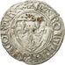 France, Charles VI, Blanc Guénar, Cremieu, EF(40-45), Billon, Duplessy:377A