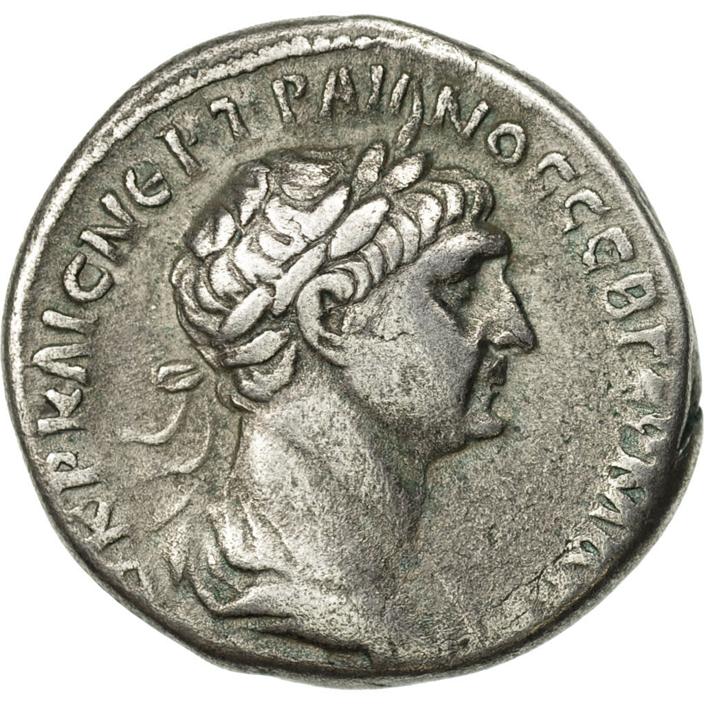 Cappadocia, Trajan, Didrachm, Caesarea, EF(40-45), Silver, Sydenham:210