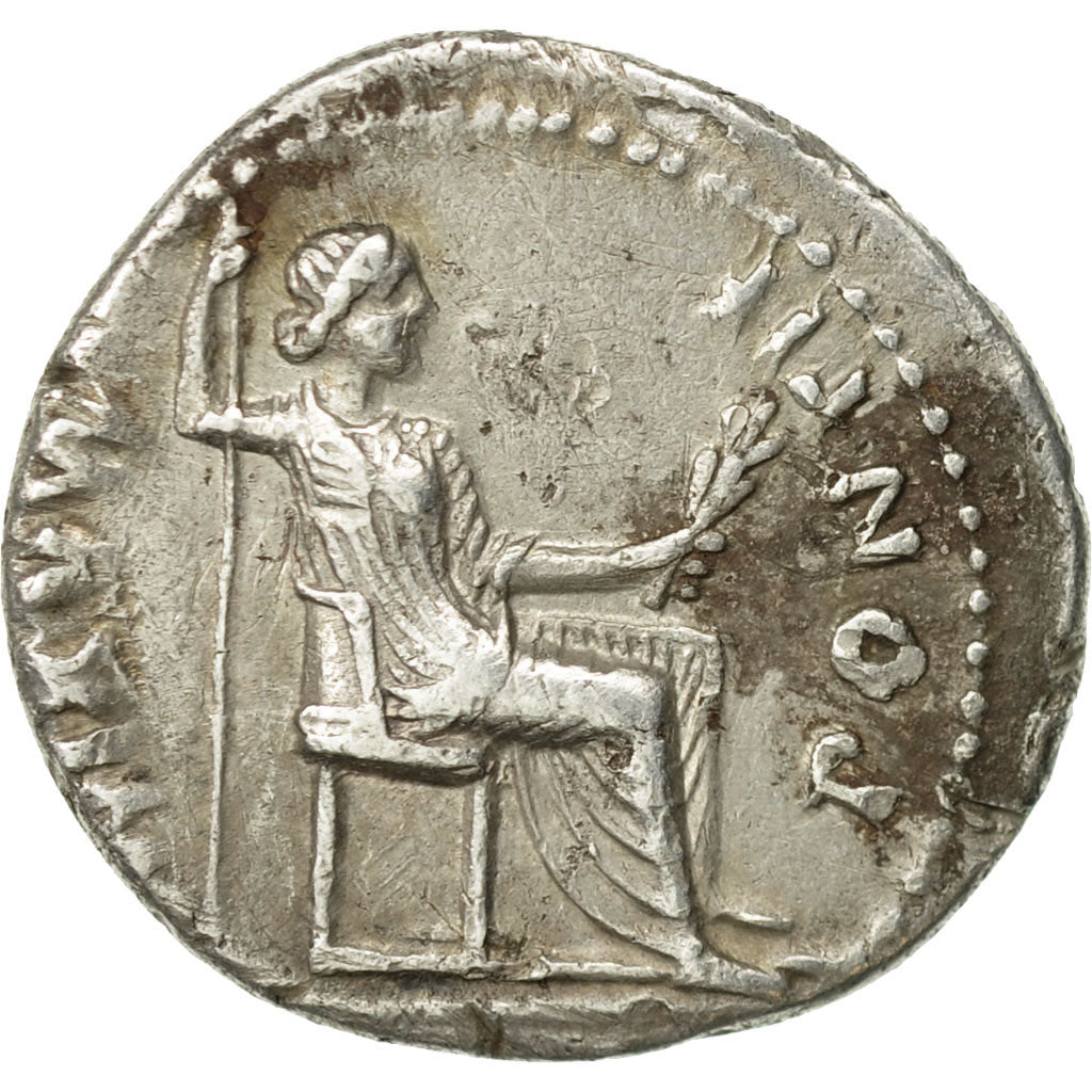 Tibère, Denier, Lyon, TTB, Argent, RIC:26