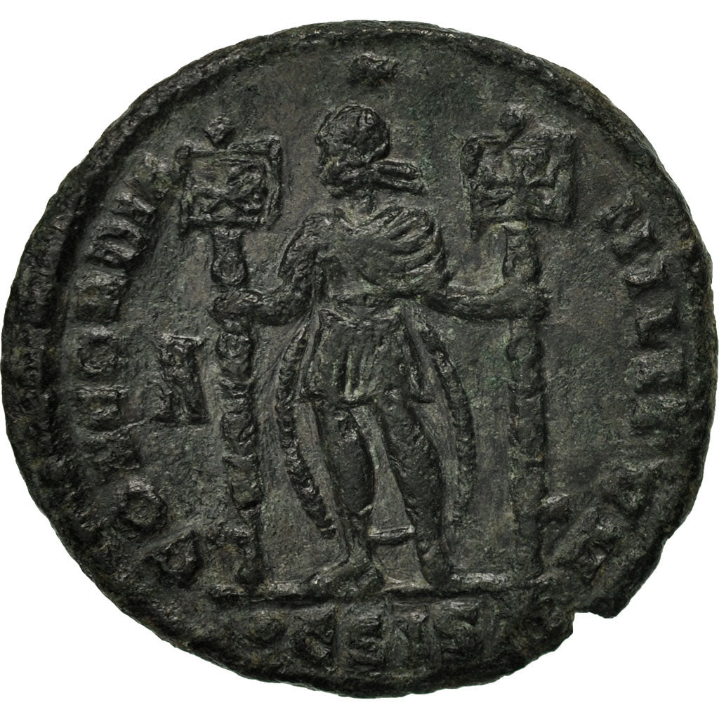 Coin, Vetranio, Maiorina, Siscia, EF(40-45), Bronze, RIC:281