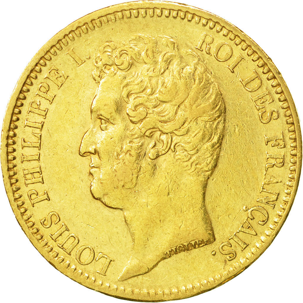 France, Louis-Philippe, 20 Francs, 1831, Lille, EF(40-45), Gold, KM:746.4