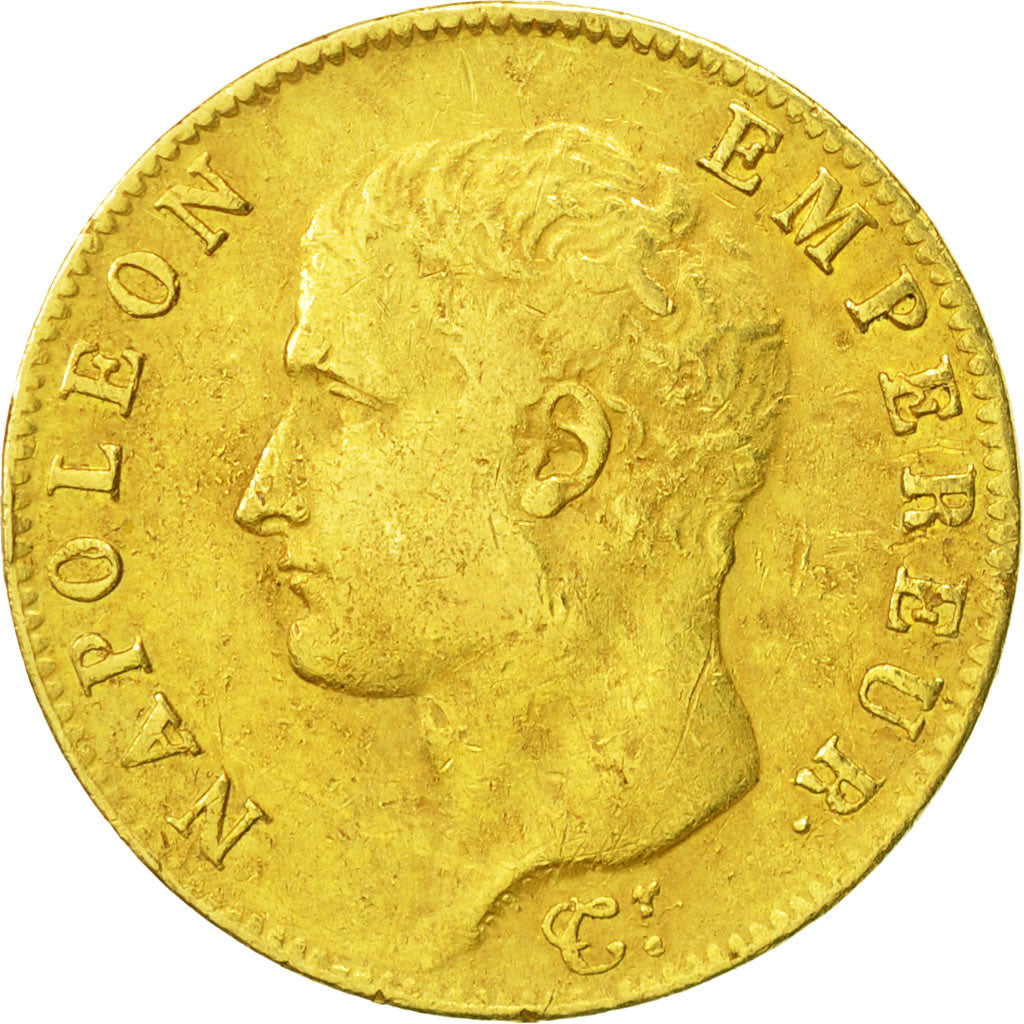 Frankreich, Napoléon I, 20 Francs, An 13, 1805, Paris, SS, Gold, KM:663.1