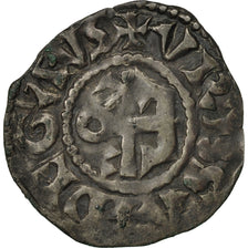 Monnaie, France, Anjou, Foulques V, Denier, Angers, TTB, Argent, Boudeau:153