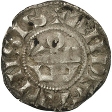 Coin, France, Anjou, Charles I, Denarius, Angers, EF(40-45), Silver, Boudeau:156