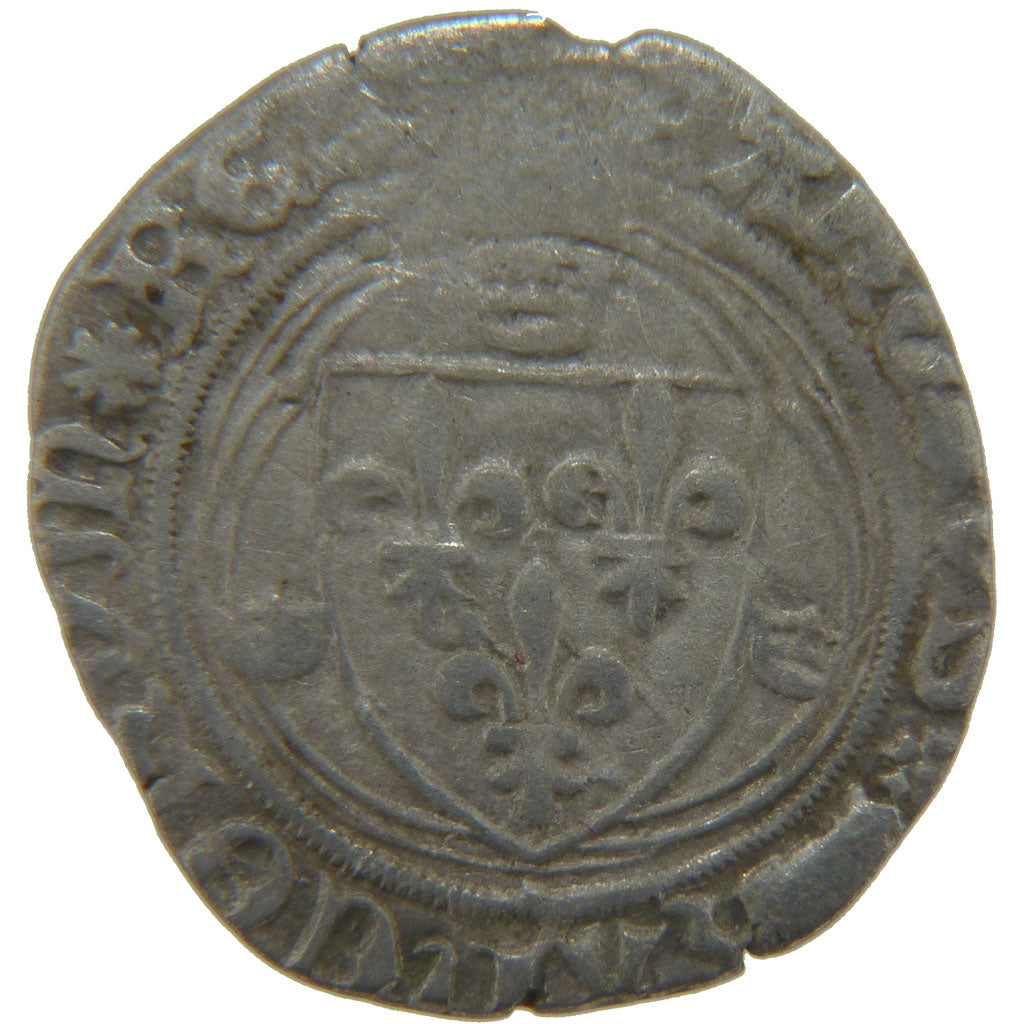 FRANCE, Blanc à la couronne, VF(20-25), Silver, Duplessy #587, 2.50