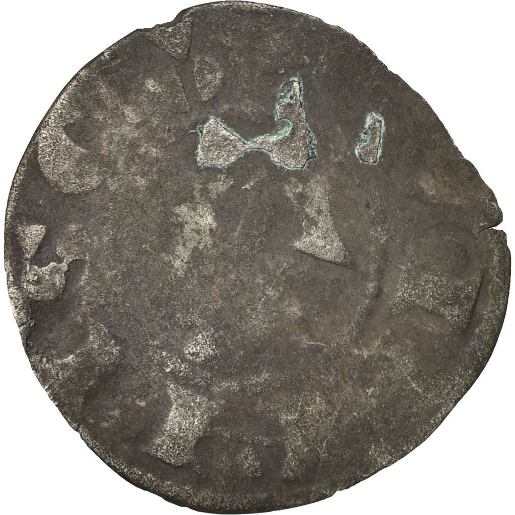 Coin, France, Berry, Geoffroi II, Denarius, VG(8-10), Silver, Boudeau:299