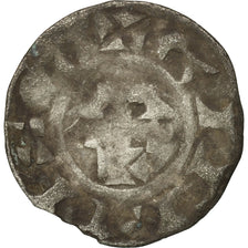 Coin, France, Berry, Geoffroi II, Denarius, F(12-15), Silver, Boudeau:299