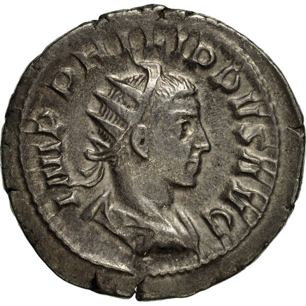 Coin, Philip II, Antoninianus, Rome, AU(50-53), Billon, RIC:230