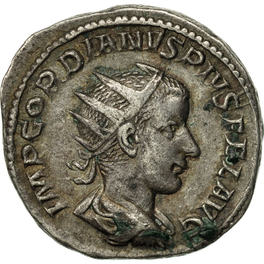 Coin, Gordian III, Antoninianus, Rome, EF(40-45), Billon, RIC:67