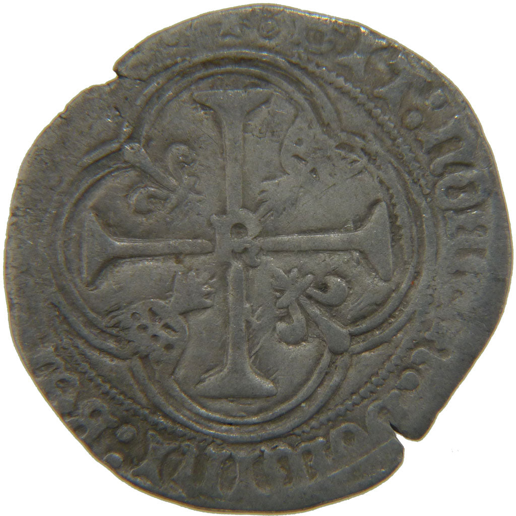 FRANCE, Blanc à la couronne, VF(20-25), Silver, Duplessy #591A, 2.50