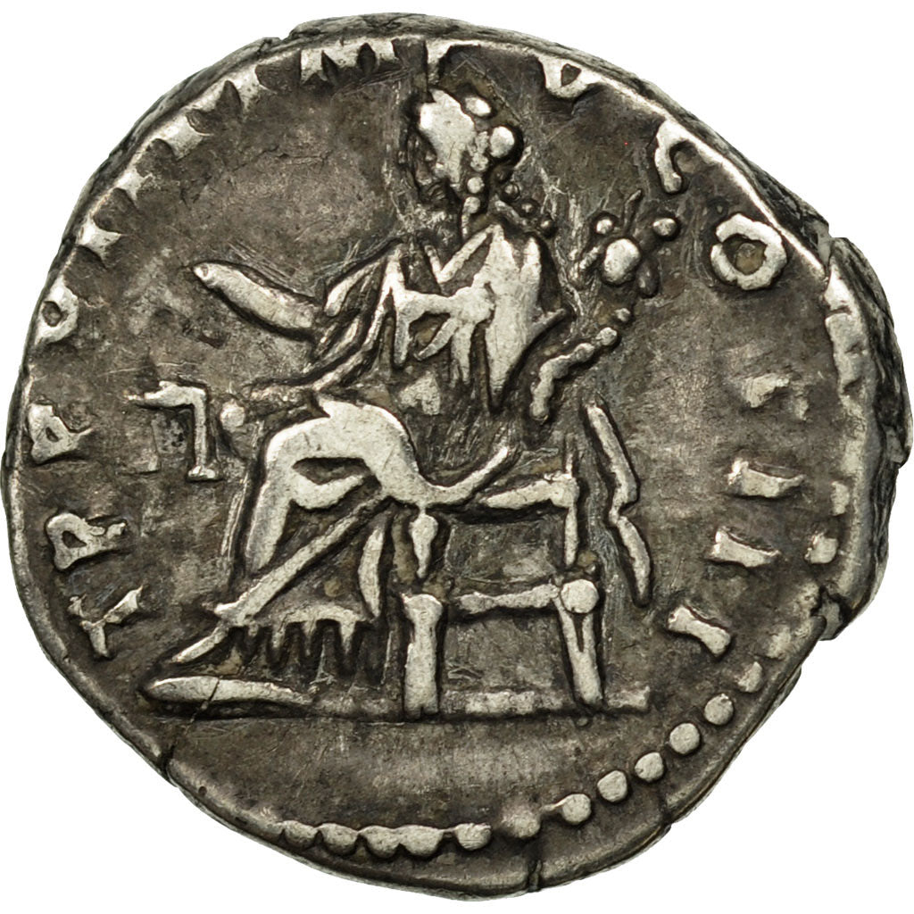 Lucius Verus, Denarius, Rome, SS, Silber, RIC:595