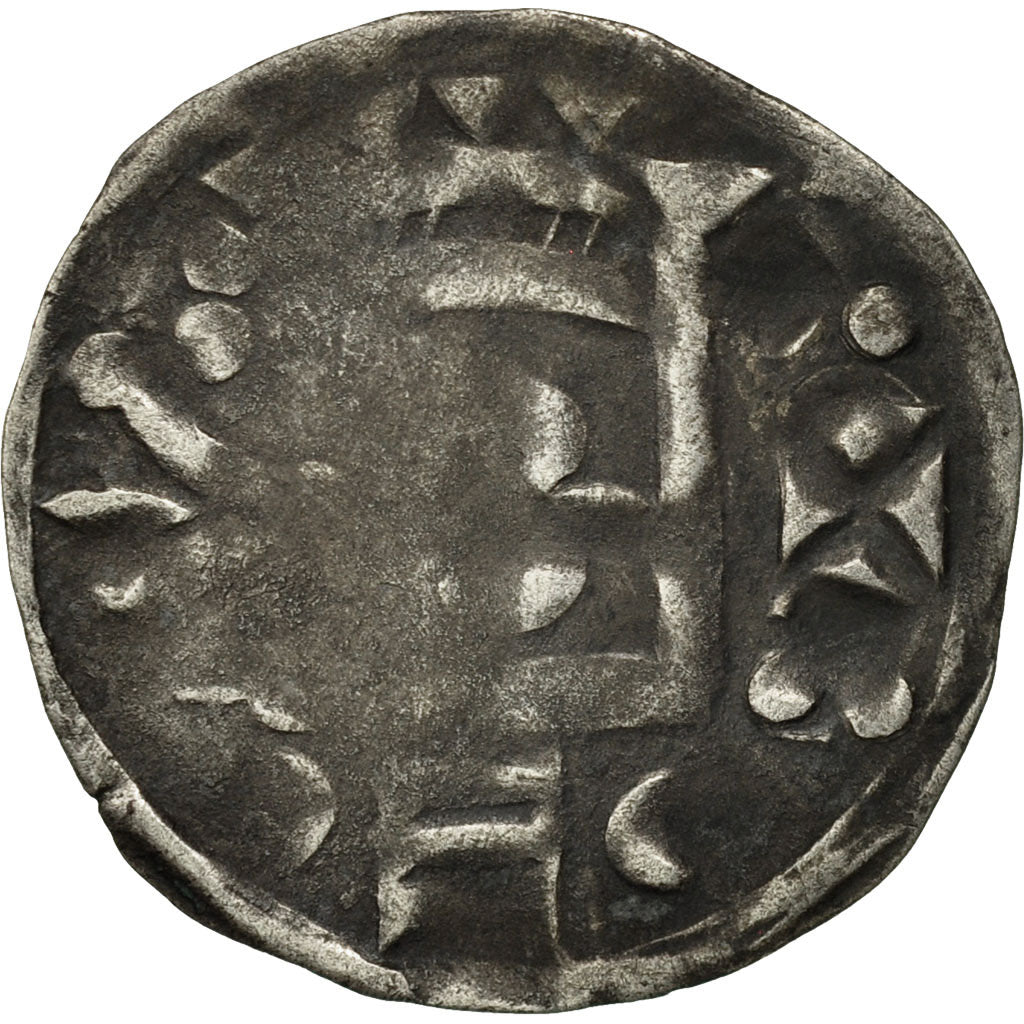 France, Romorantin, Thibaut VI, Denarius, VF(30-35), Billon, Poey d'Avant:1896