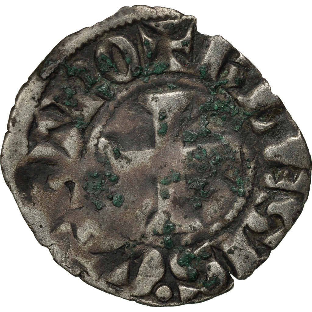 Monnaie, France, Blésois, Gui de Châtillon, Denier, Blois, TB, Argent