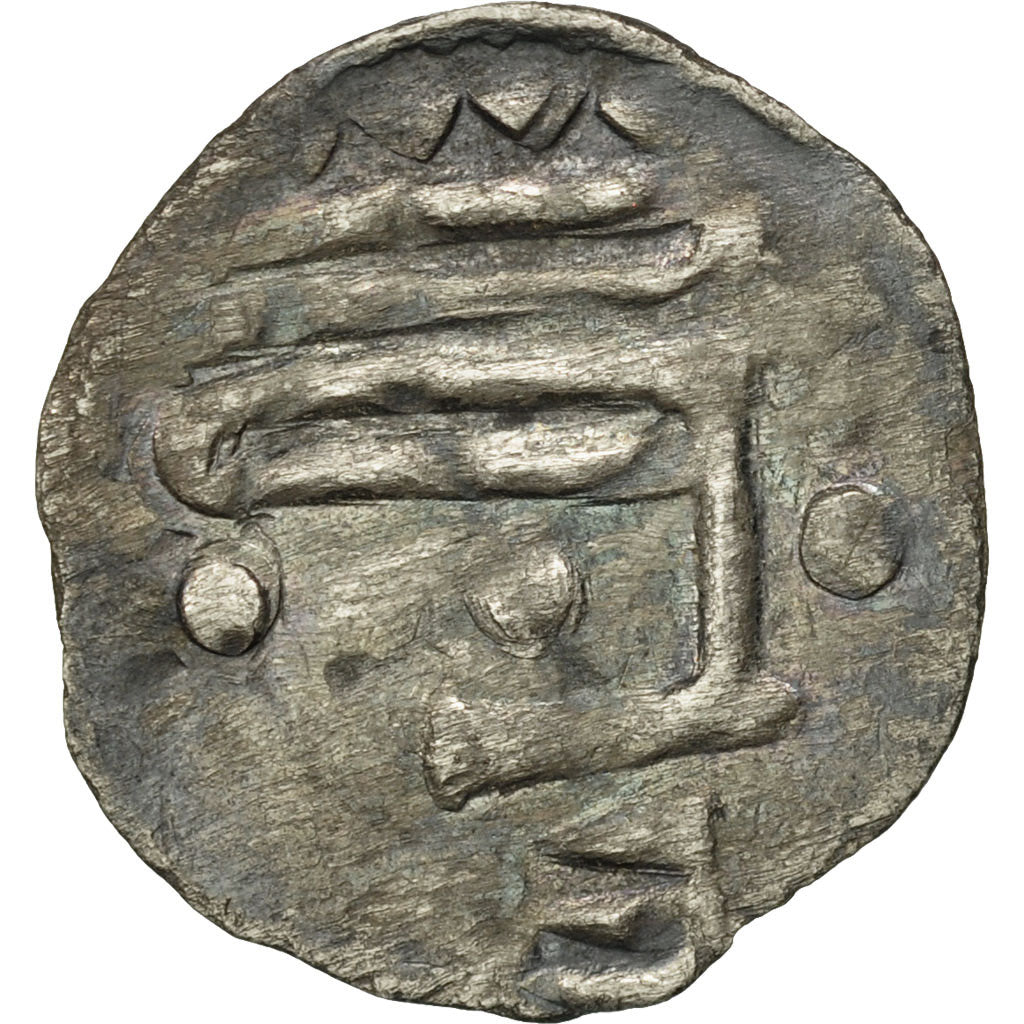 Coin, France, Chartres, Anonymous, Obol, EF(40-45), Silver, Boudeau:205