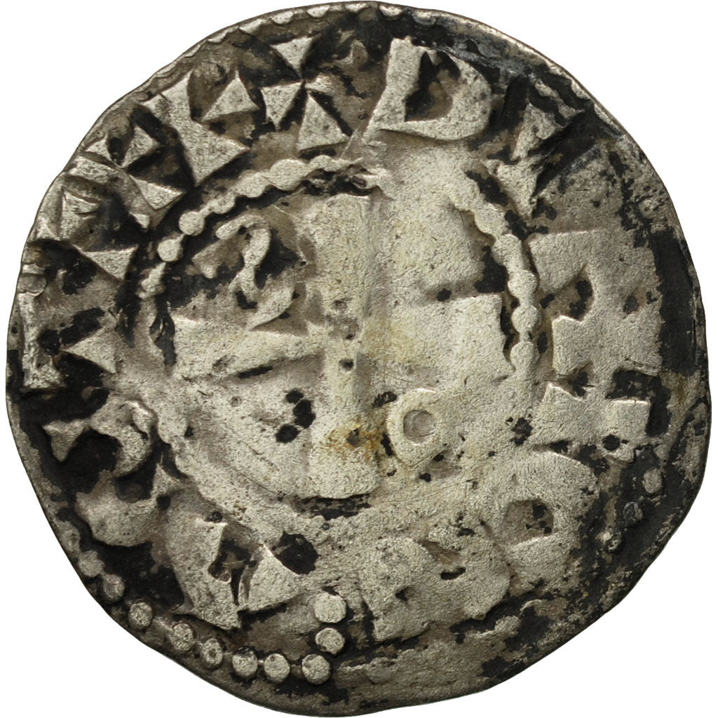 Coin, France, Châteaudun, Anonymous, Denarius, VF(20-25), Silver, Duplessy:473