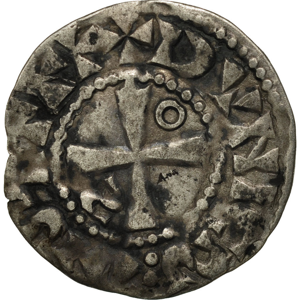 Coin, France, Châteaudun, Anonymous, Denarius, VF(30-35), Silver, Duplessy:473
