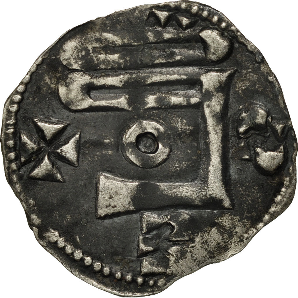 Coin, France, Châteaudun, Anonymous, Denarius, EF(40-45), Silver, Duplessy:475