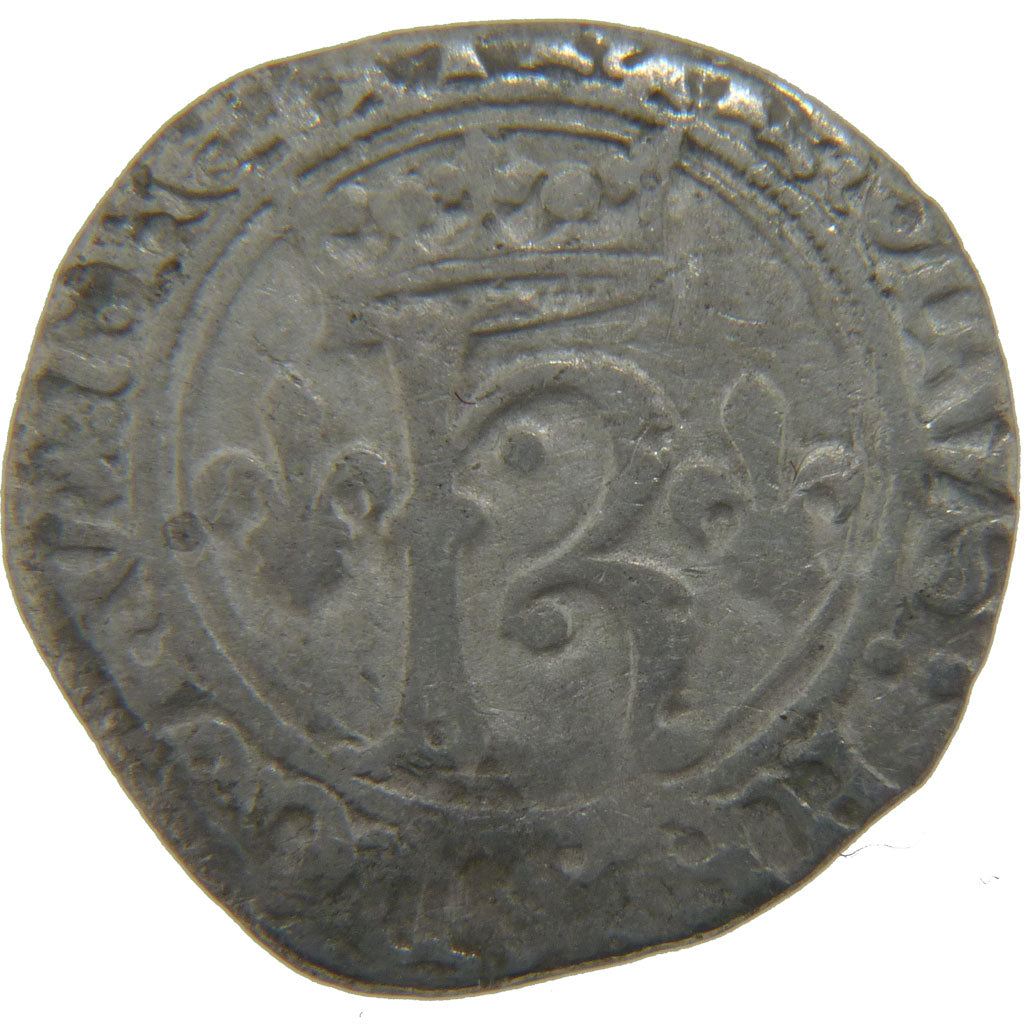 FRANCE, Karolus or Dizain, VF(20-25), Silver, Duplessy #593, 2.00