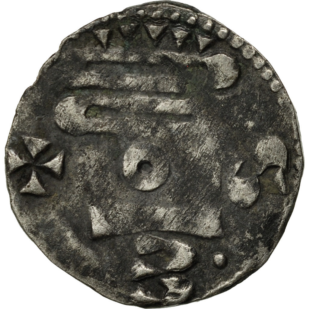 France, Châteaudun, Anonymous, Obol, VF(30-35), Silver, Duplessy:476