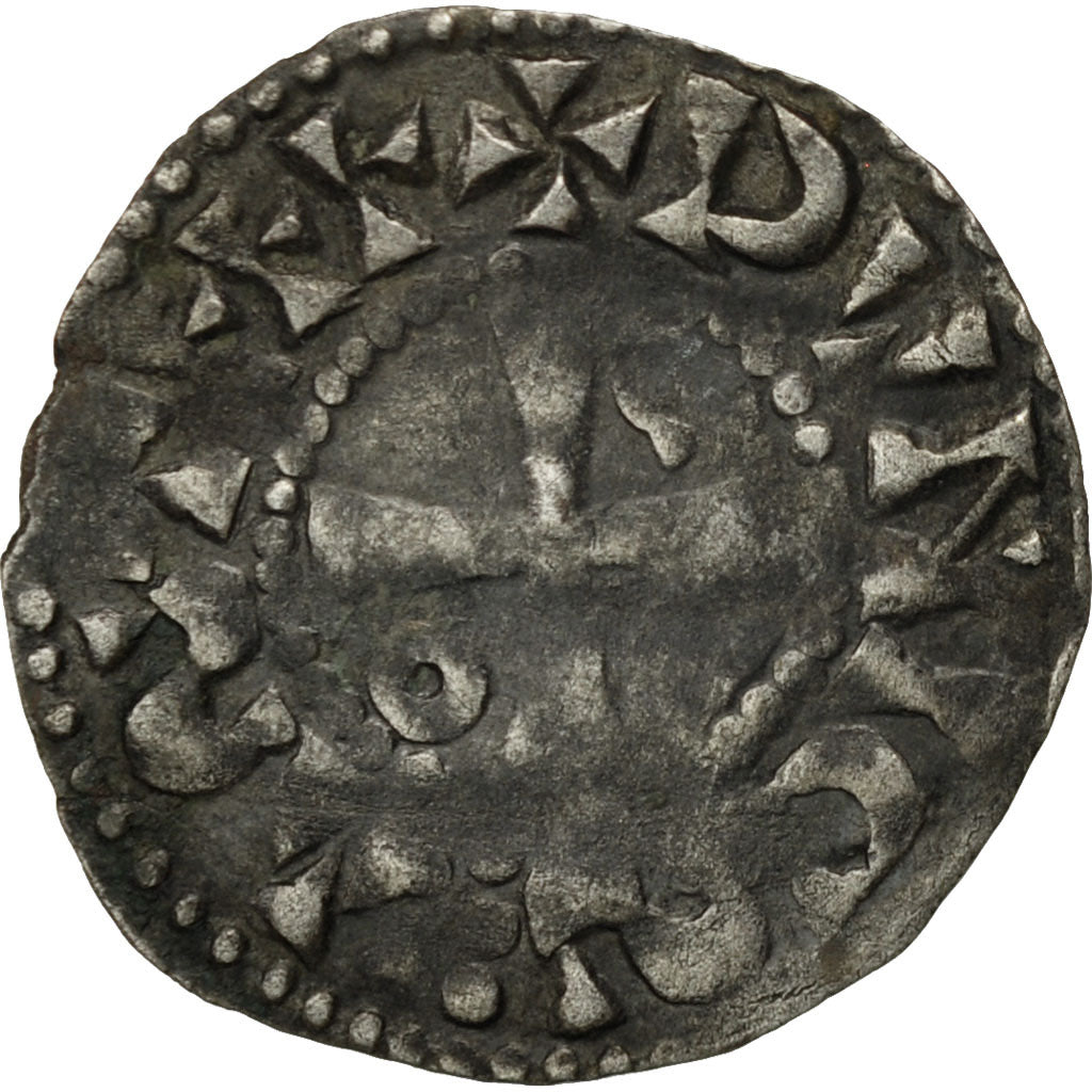 France, Châteaudun, Anonymous, Obol, VF(30-35), Silver, Duplessy:476