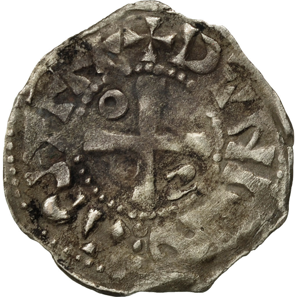 Coin, France, Châteaudun, Anonymous, Obol, VF(30-35), Silver, Duplessy:476