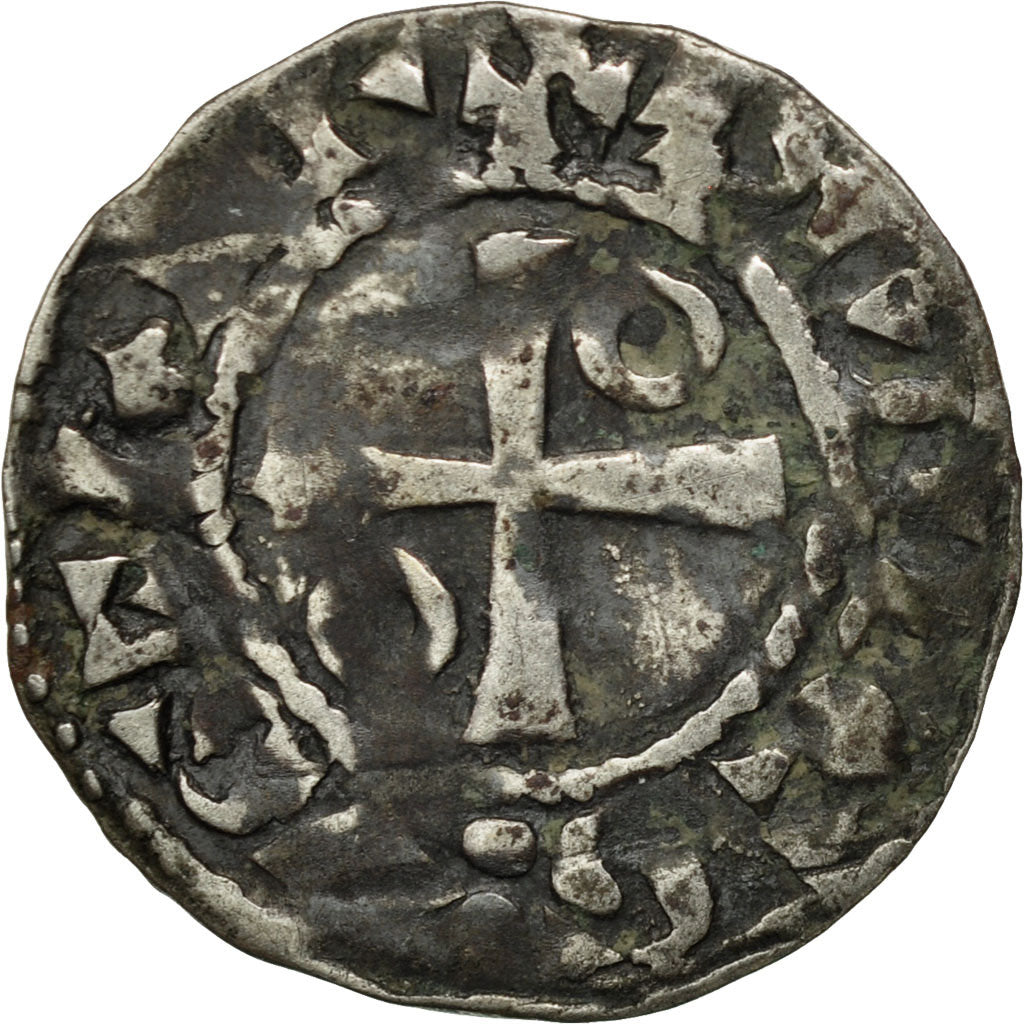 Coin, France, Châteaudun, Anonymous, Denarius, VF(30-35), Silver, Duplessy:477