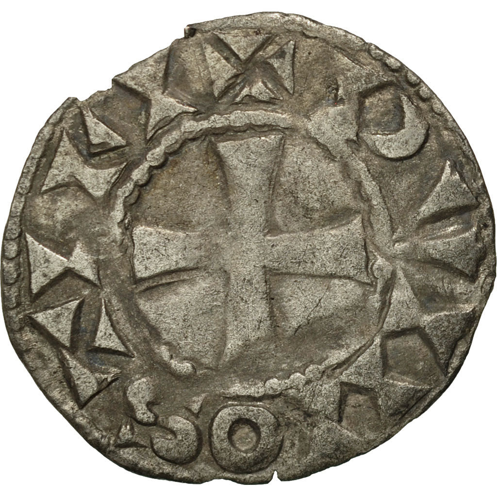 Coin, France, Châteaudun, Anonymous, Denarius, VF(30-35), Silver, Duplessy:480