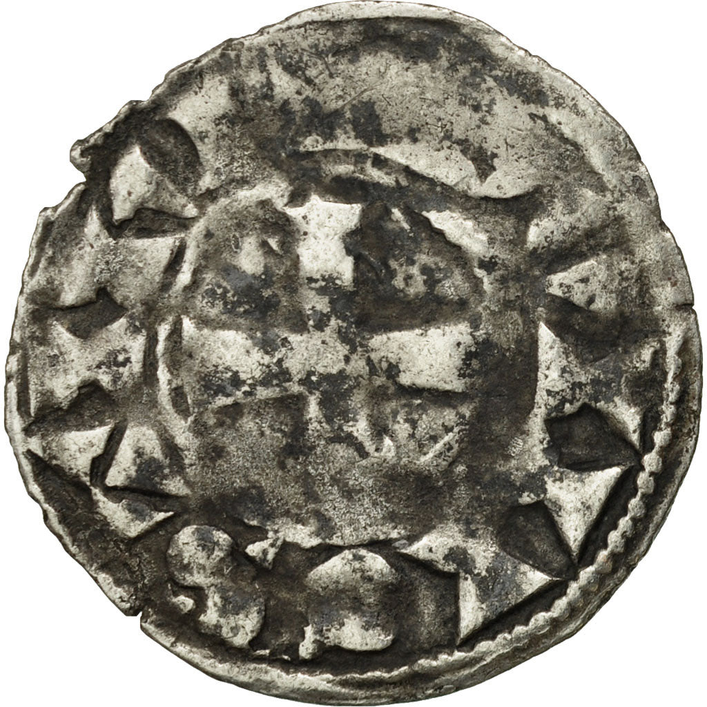 Coin, France, Châteaudun, Anonymous, Denarius, VF(30-35), Silver, Duplessy:480