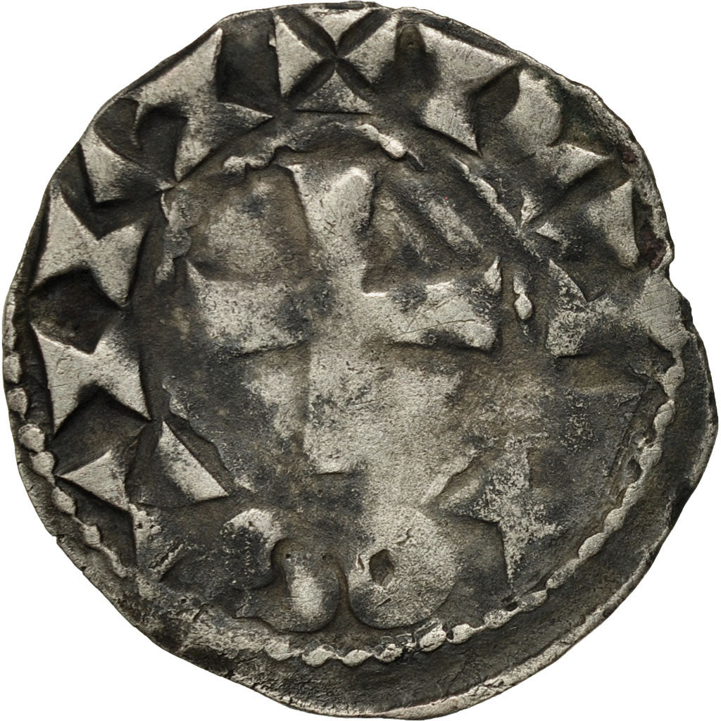 Coin, France, Châteaudun, Anonymous, Denarius, VF(30-35), Silver, Duplessy:480