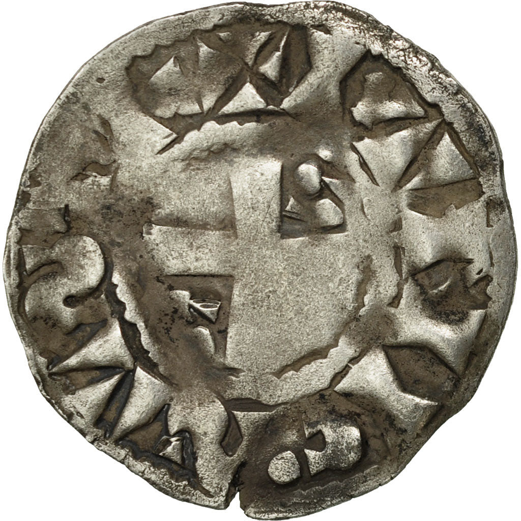Coin, France, Châteaudun, Anonymous, Denarius, VF(20-25), Silver, Duplessy:483