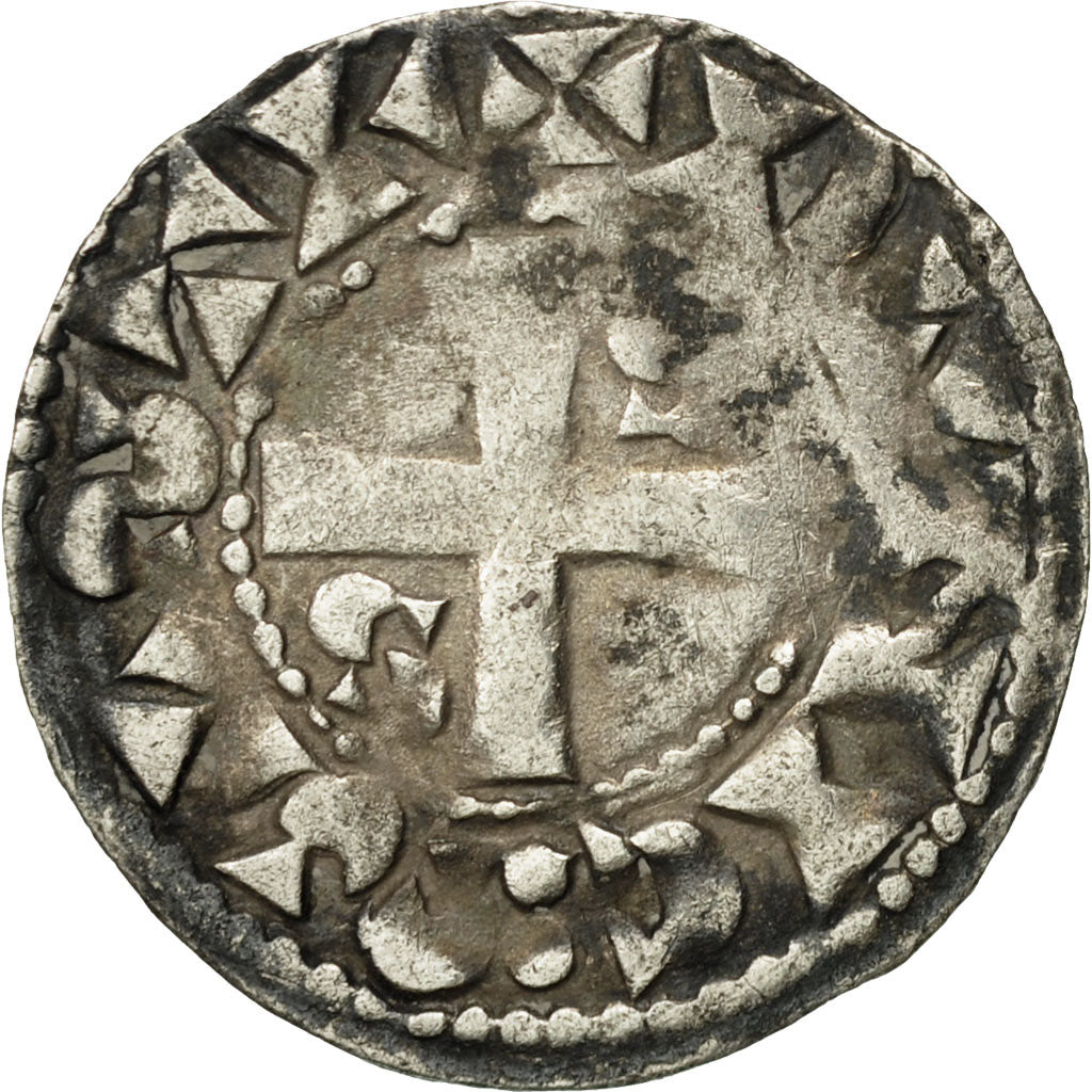 Coin, France, Châteaudun, Anonymous, Denarius, VF(30-35), Silver, Duplessy:483