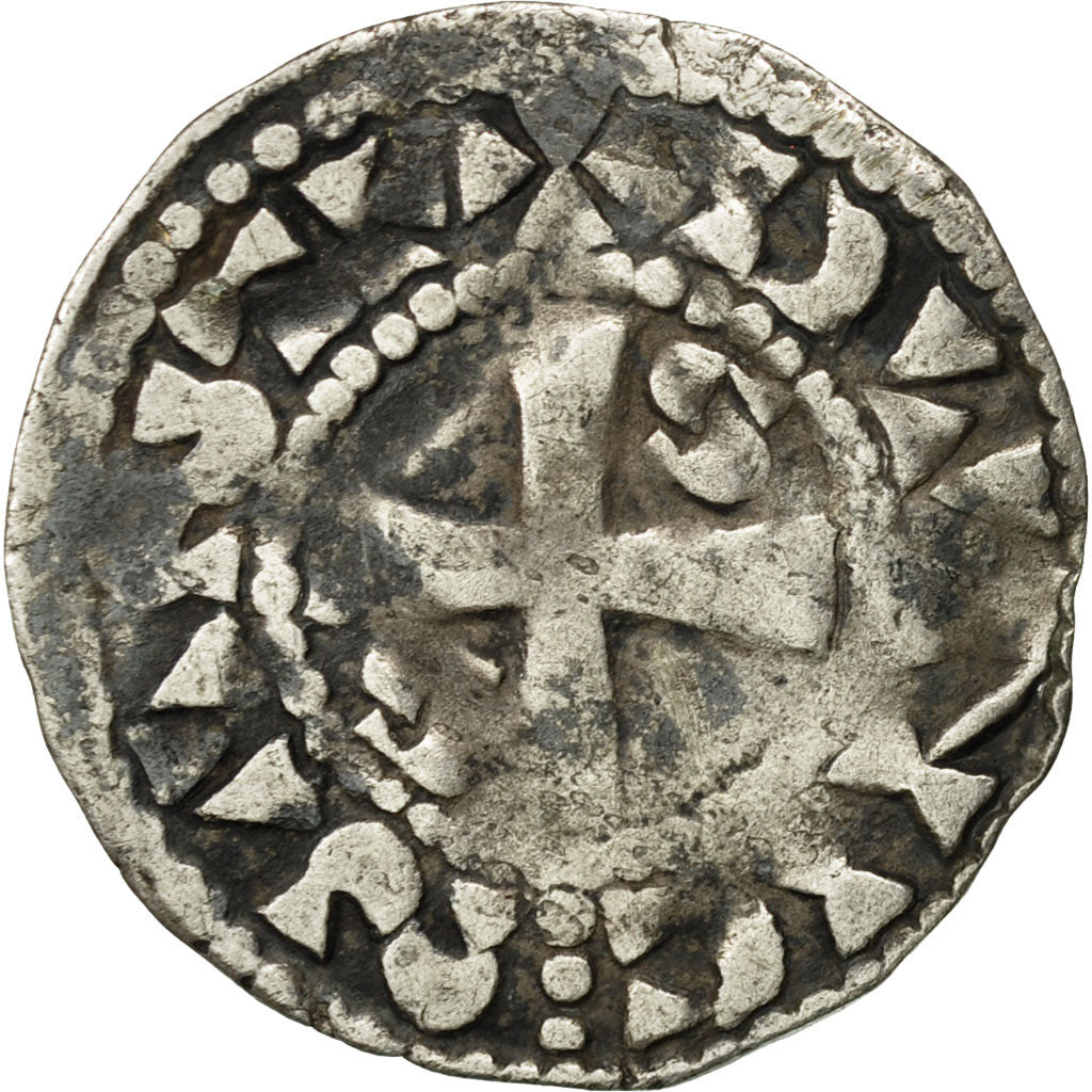Coin, France, Châteaudun, Anonymous, Denarius, VF(30-35), Silver, Duplessy:483
