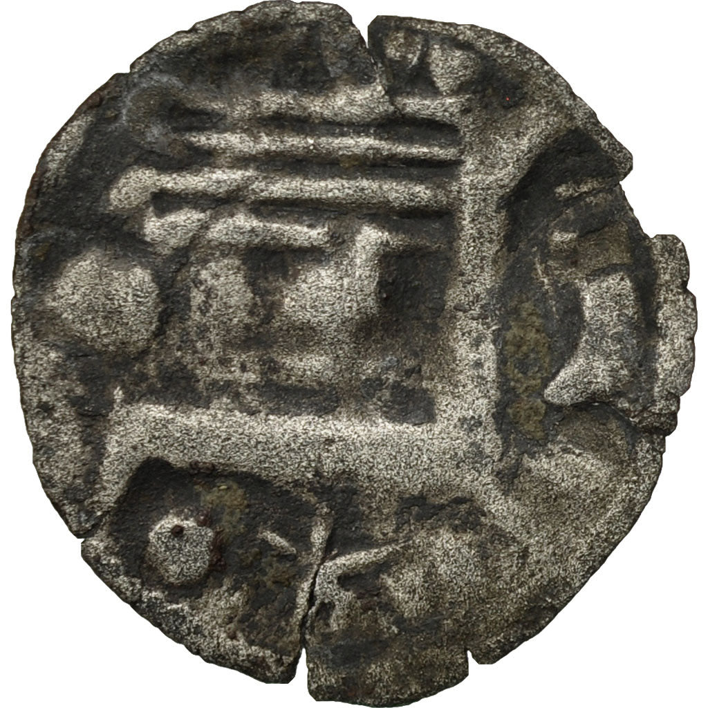 Coin, France, Châteaudun, Anonymous, Obol, VF(20-25), Silver, Duplessy:489