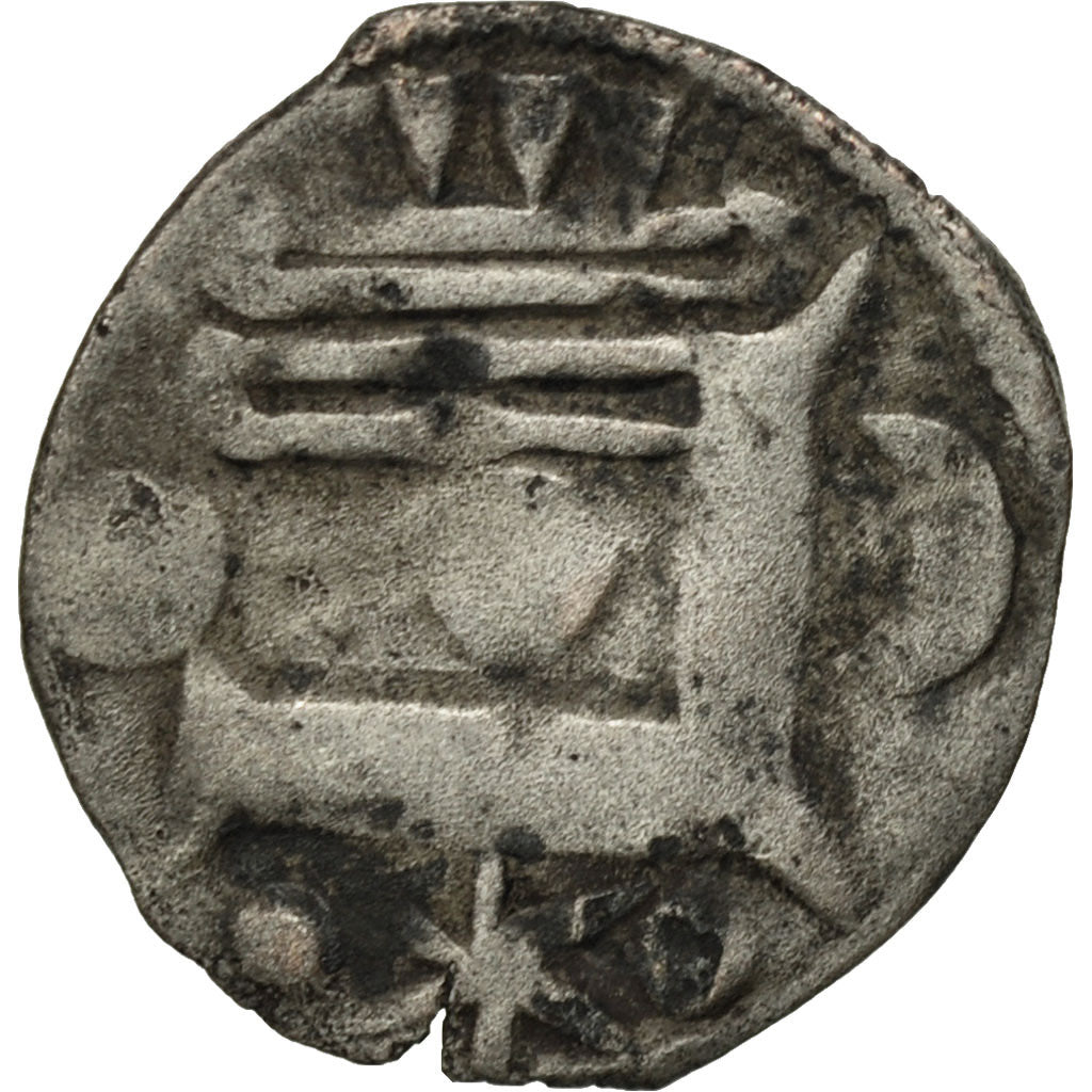 Coin, France, Châteaudun, Anonymous, Obol, VF(20-25), Silver, Duplessy:489