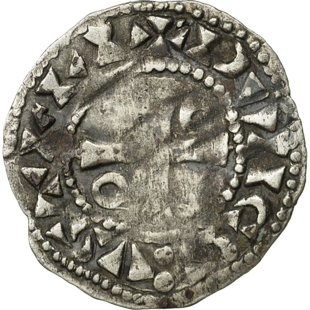 Coin, France, Châteaudun, Anonymous, Denarius, VF(30-35), Silver, Boudeau:242