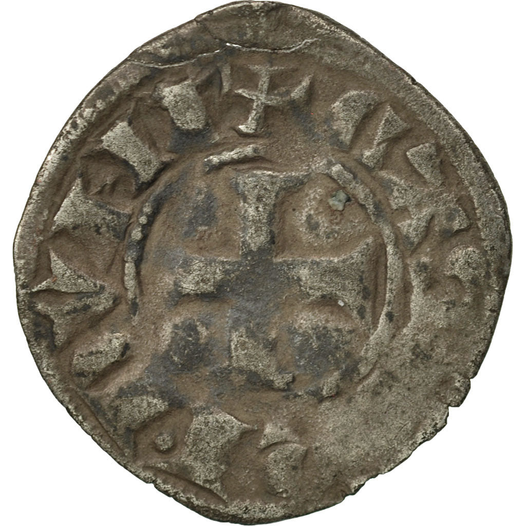 Coin, France, Châteaudun, Anonymous, Denarius, VF(30-35), Silver