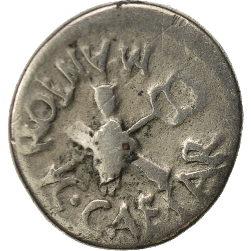 Moneta, Marcus Antonius, Quinarius, Traveling Mint, BB, Argento, Crawford:529/4b