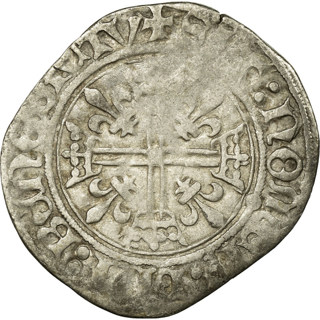 Coin, France, Karolus or Dizain, VF(20-25), Silver, Duplessy:593