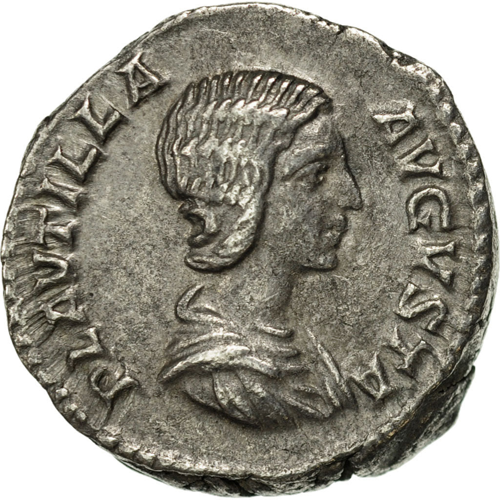 Coin, Plautilla, Denarius, Rome, AU(50-53), Silver, RIC:367