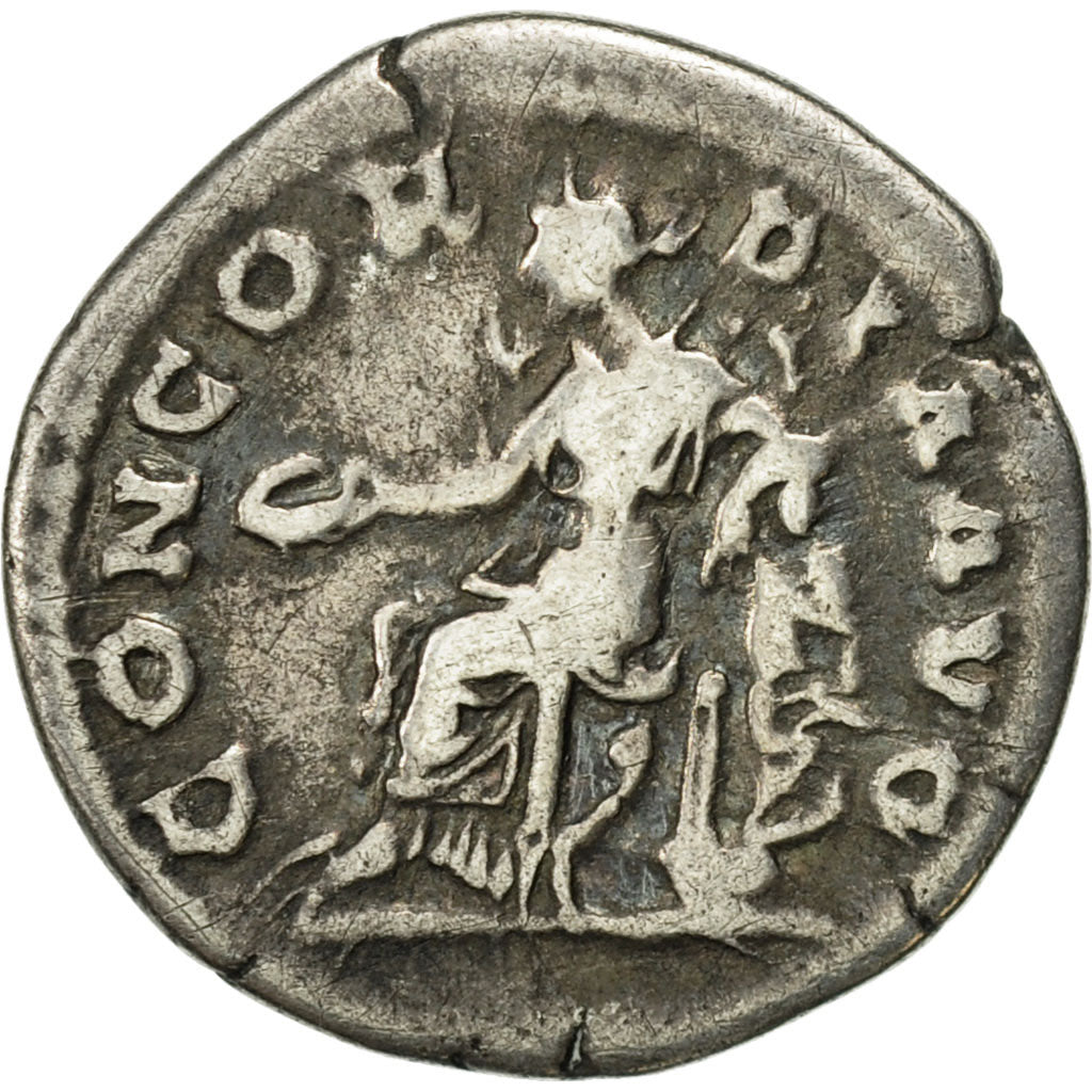 Sabina, Denarius, Rome, MB, Argento, RIC:391