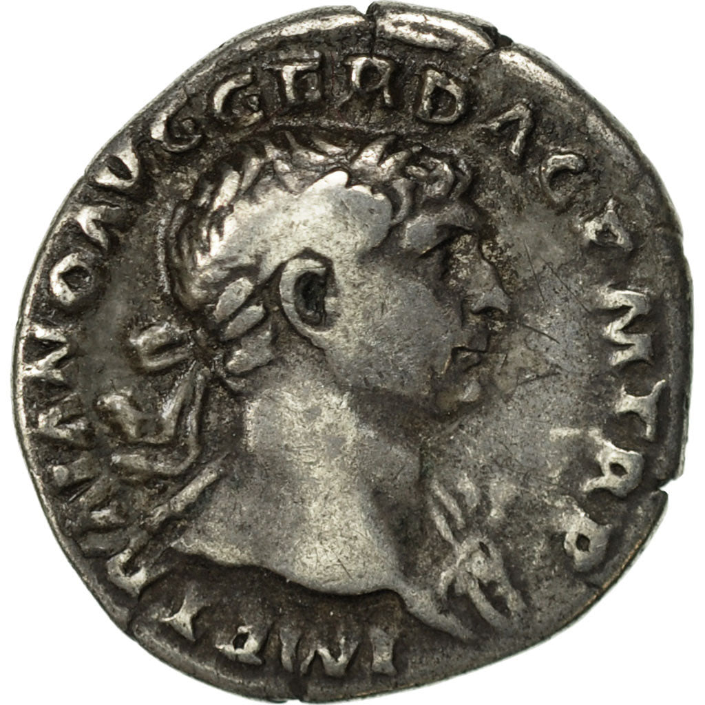 Trajan, Denarius, Rome, MB+, Argento, RIC:98