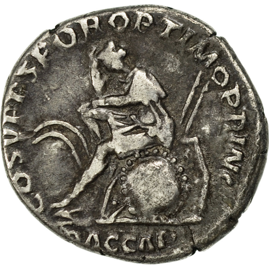 Trajan, Denarius, Rome, MB+, Argento, RIC:98