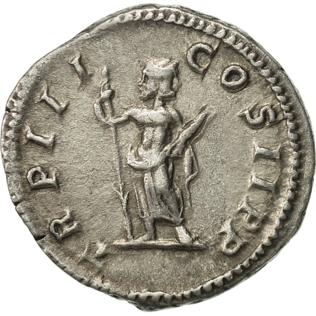 Geta, Denarius, Rome, AU(50-53), Silver, RIC:79